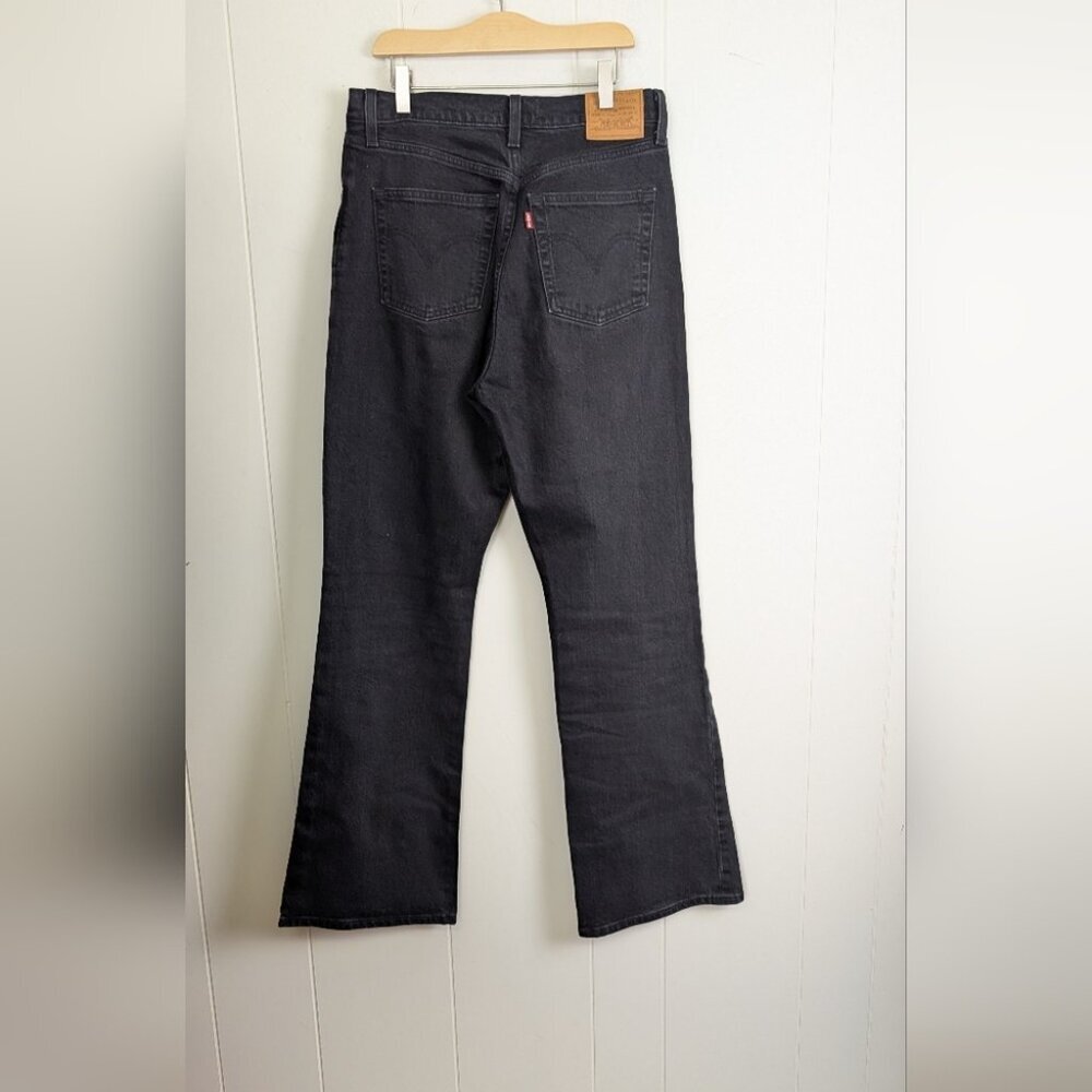 Levi's Black Boot Cut Jeans High-Waisted Sleek - Picture 9 of 9